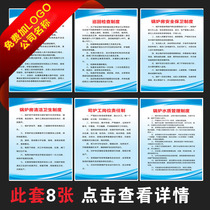 Boiler Room Safety Management System Boiler Corporate Slogan Pot Boiler Room Wall Chart Propaganda Poster Enterprise System