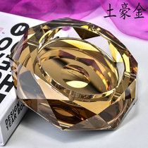 Practical fashion Crystal ashtrays Creative gift Grand number Boutique Eurostyle Smoke Cylinders Home Dazzling personality