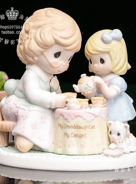 美国水滴娃娃陶瓷可爱装饰摆件