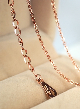 diy钛钢玫瑰不褪色送女友项链