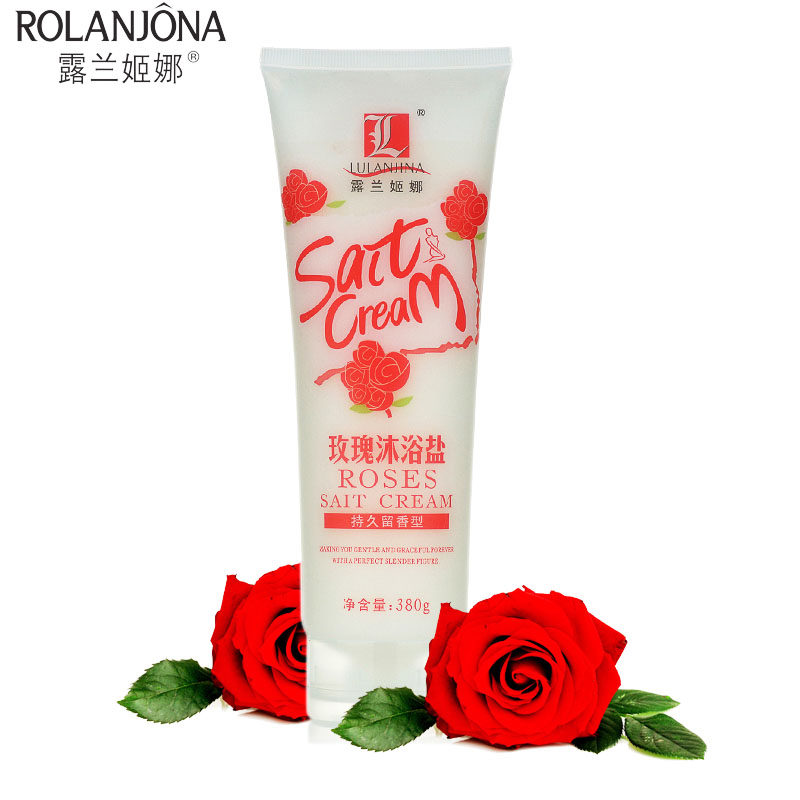 露兰姬娜玫瑰保湿去死皮改善沐浴盐 露兰姬娜世纪恒昌浴盐