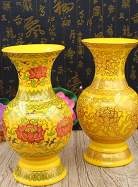 陶瓷花瓶佛前供佛陶瓷花瓶