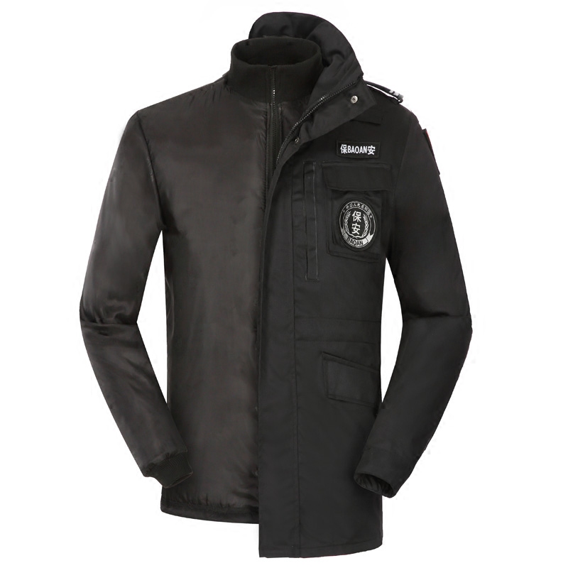 保安黑色作训服加厚特训工作服 慕邦工装制服