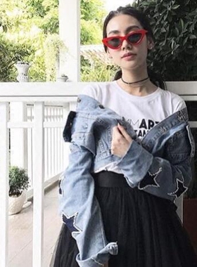 墨镜优雅风太阳眼镜古力娜扎同款