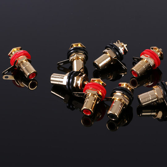 Taiwan product quality RCA 807 Lotus socket/junction base pure copper gold-plated Bimei CMC816