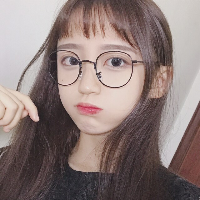 black frame glasses for girls