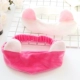 Jing ngọt ngào với cùng một đoạn rửa tóc băng đô headband nữ tai mèo băng tóc Hàn Quốc dễ thương tiara mặt nạ khăn trùm đầu đơn giản - Phụ kiện tóc