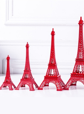 合金艾菲尔铁塔摄影桌面摆件包邮