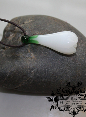 森女大白玉兰吊坠项链花朵毛衣链