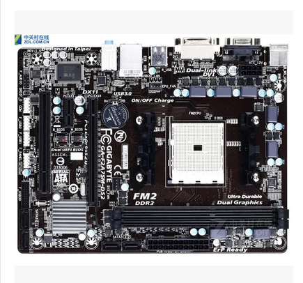衝新!Gigabyte/技嘉 F2A55M-DS2 FM2 A55主機板帶USB3.0全固態