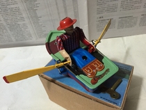(Memory Repair) Tin clockwork old toy rowing old objects 80 back nostalgic classic