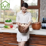 Редакционная корзина для яиц Rattan Редактор Bamboo Редактор Creative Grass Редактор корзина корзина для яиц бамбуковая корзина для хранения объектов для хранения