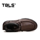 TBLS / Tang Bolais Giày nam mùa đông Giày cao cổ nam Giày da Anh Martin Boots Giày nam dụng cụ - Giày ống giày lười lv Giày ống