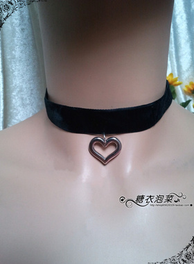 甜美风晚礼服黑白色珍珠爱心短链