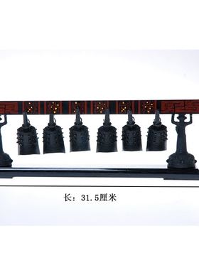 仿古单层曾侯乙青铜编钟桌面摆件