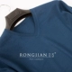 & Tip hàng Đàn ông cổ áo hình trái tim gà chải chuốt áo len cashmere nguyên chất - Áo len Cashmere quần áo mùa đông nam giới Áo len Cashmere