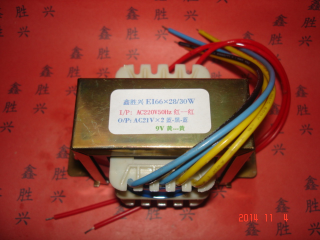 30W220V转21V×2/0.6A,9V0.6A汕头鑫胜兴牌 全铜线多媒体变压器 - 图3