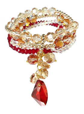 水晶手镯多层饰品情人节礼物水晶