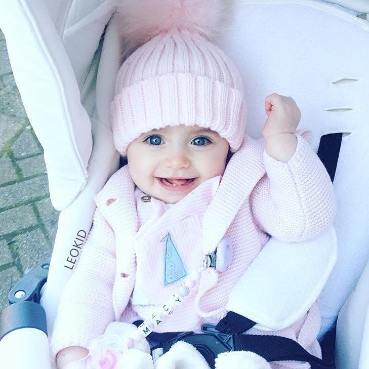 Leokid秋冬款超大貉子毛球球女宝宝毛线帽婴儿羊毛套头帽儿童帽子,淘宝优惠券,粉丝福利购,淘宝优惠卷