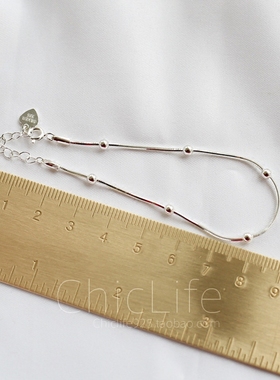 s925纯银韩国百搭气质女蛇骨链