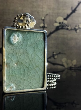 手工纯银首饰古董吊坠孤品千年