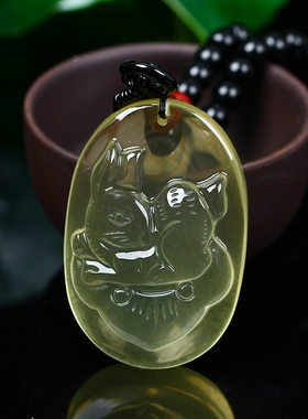 十二生肖兔子男女款吊坠项链