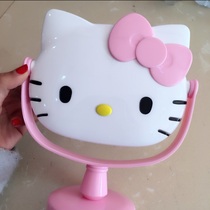 kt mirror dressings desktop mirror bathroom table mirror swivel make-up mirror cartoon table mirror