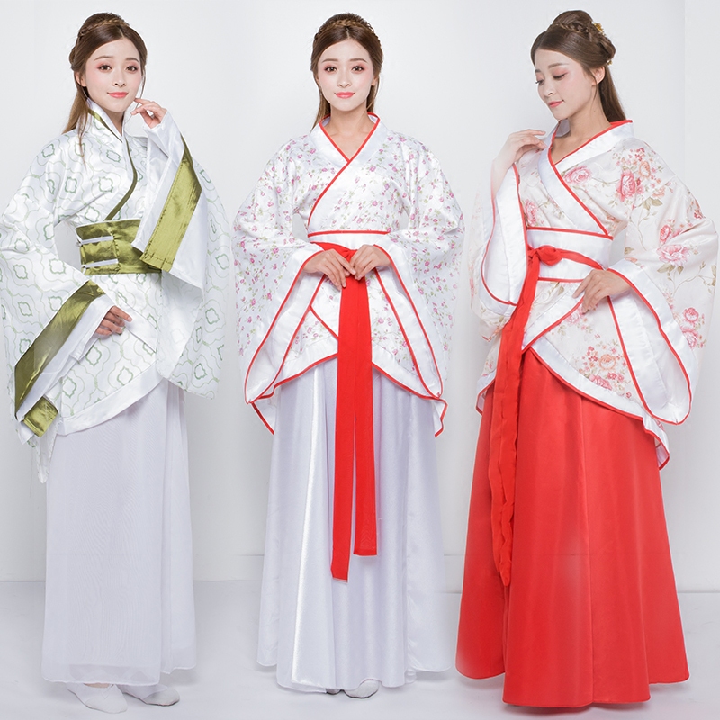 蜜糖依恋旗舰店新款唐装女汉服曲裾古装仙女装汉服女成人礼毕业季摄影服装0