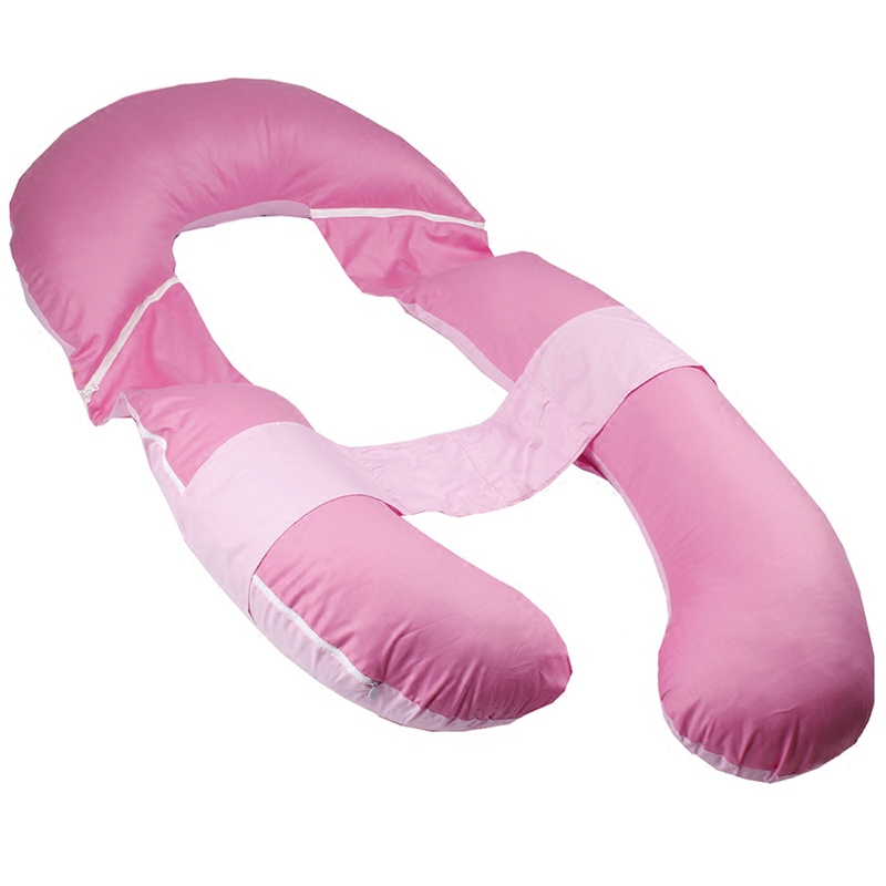 孕妇枕头护腰侧睡枕U型枕多功能纯棉托腹抱枕睡觉侧卧枕孕妇用品,淘宝优惠券,粉丝福利购,淘宝优惠卷