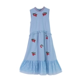 Face Art изящное и пухлое вышивание с большой вишней.