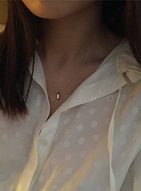 wbws925纯银chic欧美女ins项链