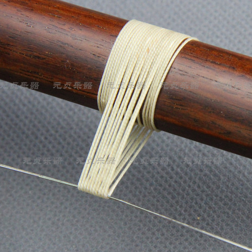 蚕丝二胡专用千斤线千金线米黄色元贞乐器优于棉质的千斤二胡配件 - 图2