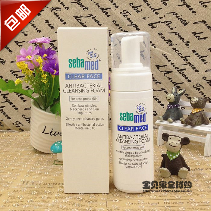 【現貨包郵】德國進口施巴祛痘淨膚 潔面泡沫摩絲 洗面奶150ml