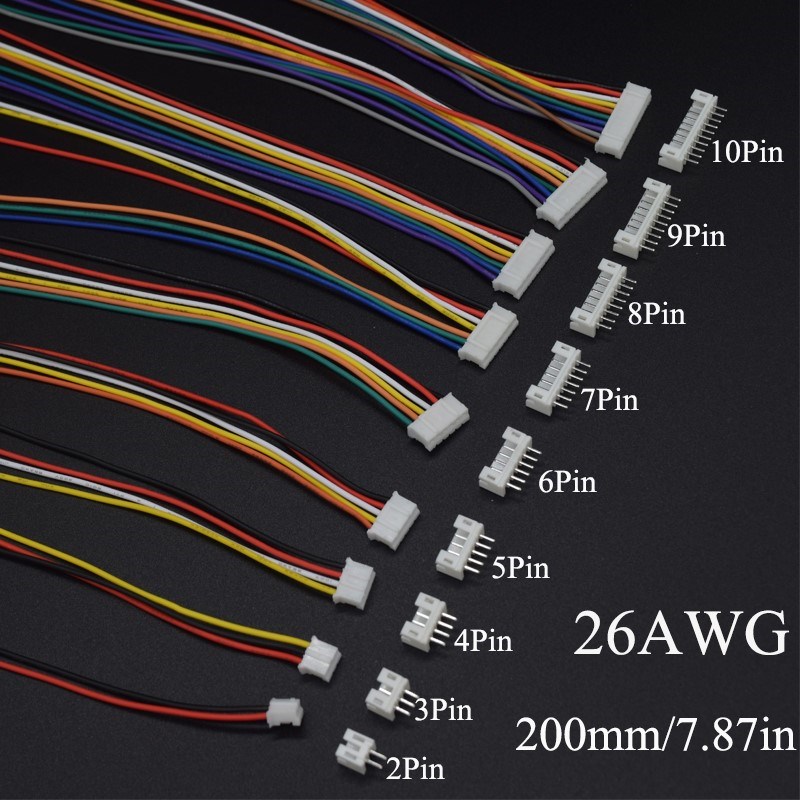 速发10SeTS Mini MiCro JST 2.0 PH Male FeMale ConneCTor 2/3/4 - 图0