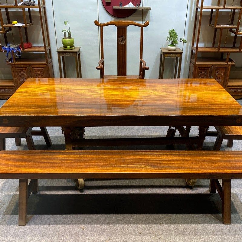 奥坎实木大板桌原木大板桌茶桌茶台大茶板简约自然边原木办公桌,淘宝优惠券,粉丝福利购,淘宝优惠卷