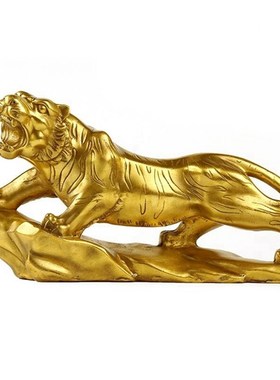 纯铜老虎工艺品上山虎家居装饰品客厅办公室摆设礼品中式大号