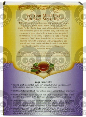 现货Yogi Tea, Herbal Kava StresBs Relief, 16 Count (Pack of