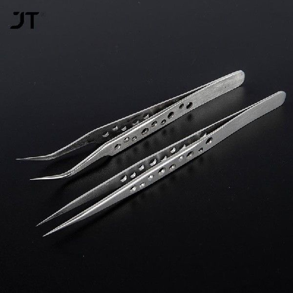 速发Electronics Industrial Tweezers Anti-static Curved Strai - 图0