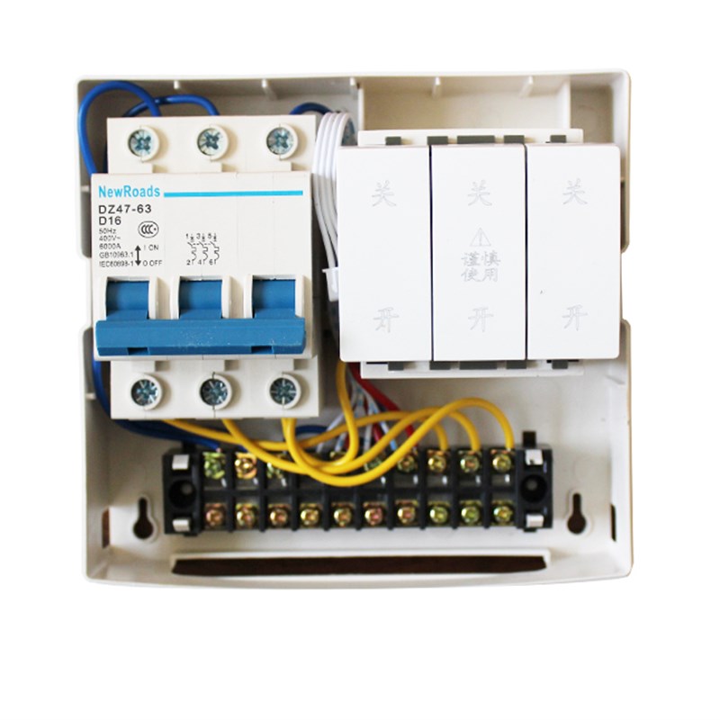 水冷风机专用电控箱环保空调电机直接断路器开关控制器配件380V - 图2