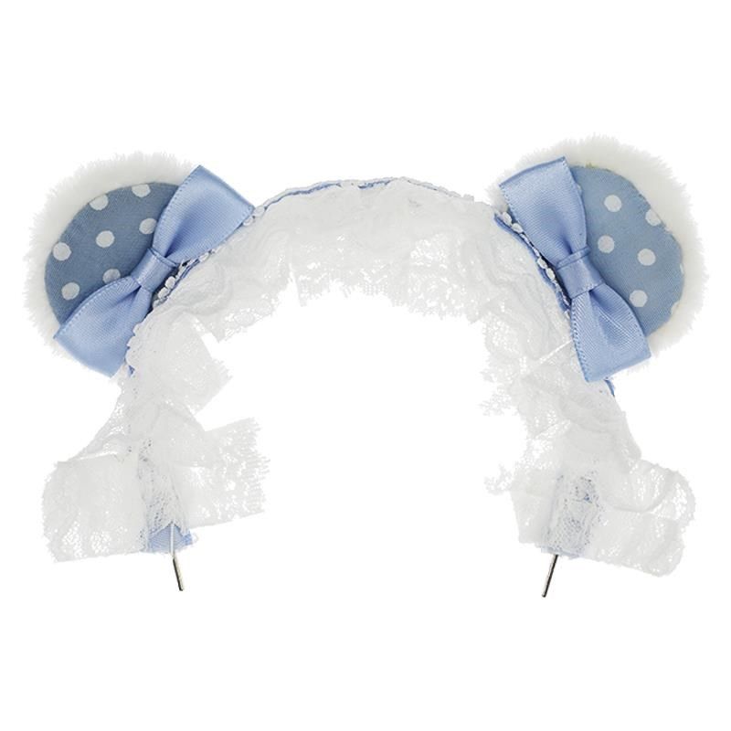 棉花娃娃配饰现货手作可爱时尚换装公仔蕾丝耳朵发箍娃用头饰发饰,淘宝优惠券,粉丝福利购,淘宝优惠卷