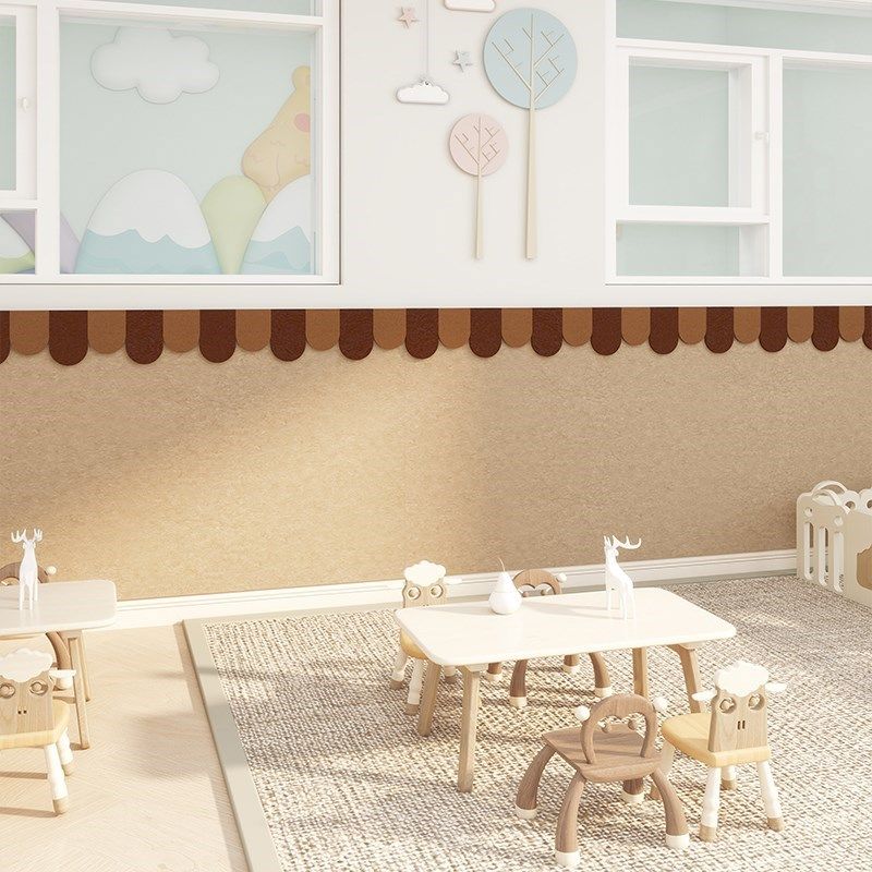 校园文化墙装饰布置毛毡墙贴班级背景墙改造防撞护墙板免打孔墙贴,淘宝优惠券,粉丝福利购,淘宝优惠卷