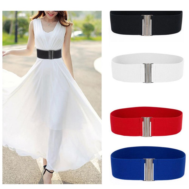 极速1PC Summer Women Stch Elastic Wide Corset Waist Belts Si - 图0