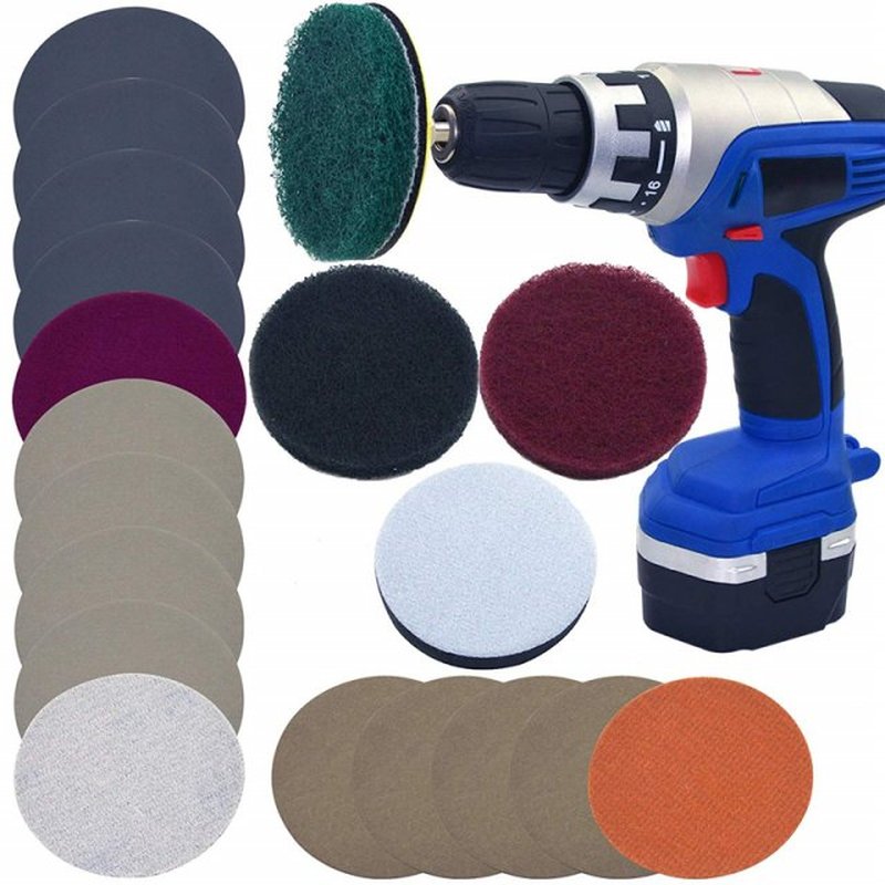 Sanding Discs Sanding Pad M16 Drill Adapter Interface ZSoft - 图0