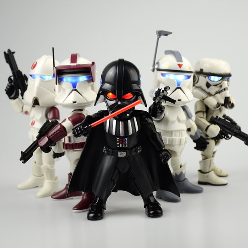 速发Luxury Q version Star Wars white storm soldier Black War - 图3