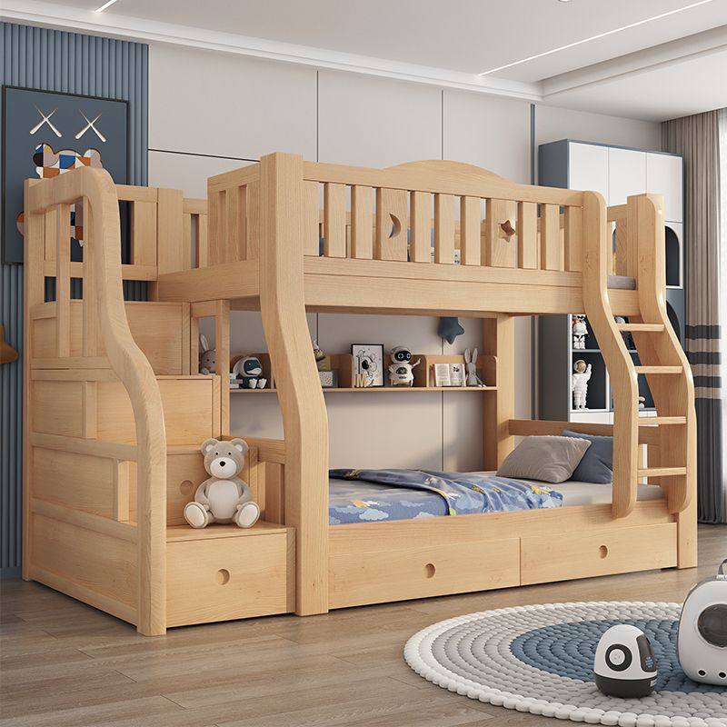 木业实木子母床上下床r双层床加厚加高儿童床多功能高低床两,淘宝优惠券,粉丝福利购,淘宝优惠卷