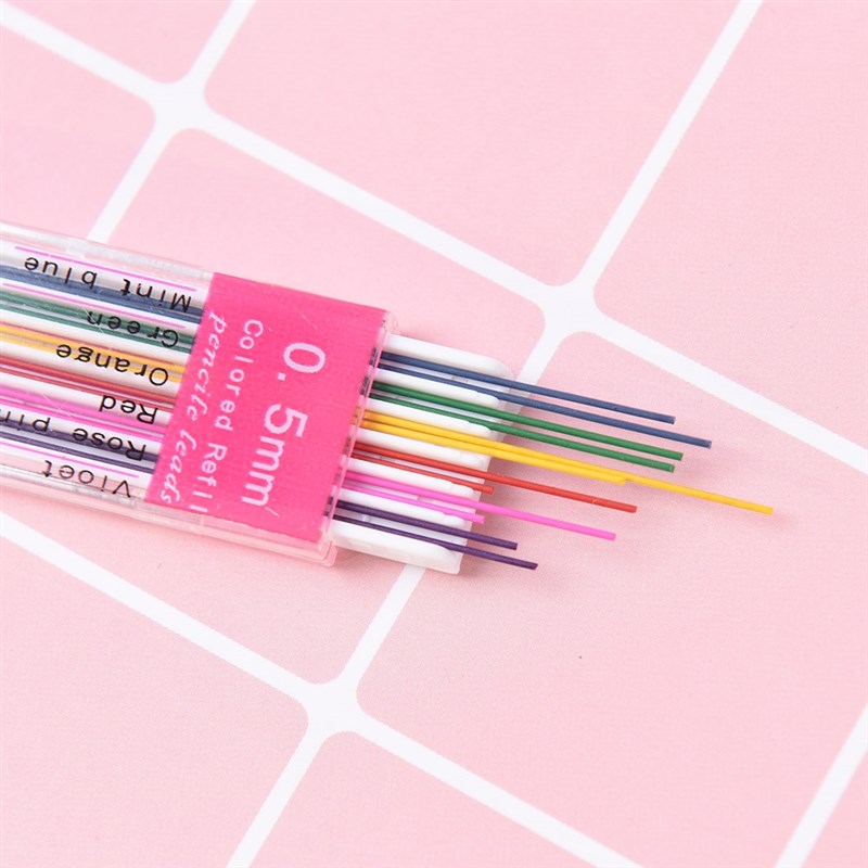 12pcs/box New 0.5mm Mechanical Pencil Leads Premium Anti-cra - 图1