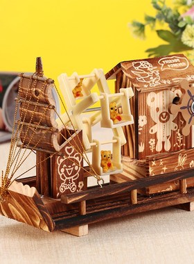 生日毕业季礼物送老师同学男女闺蜜复古音乐盒摆件八音盒学生送礼