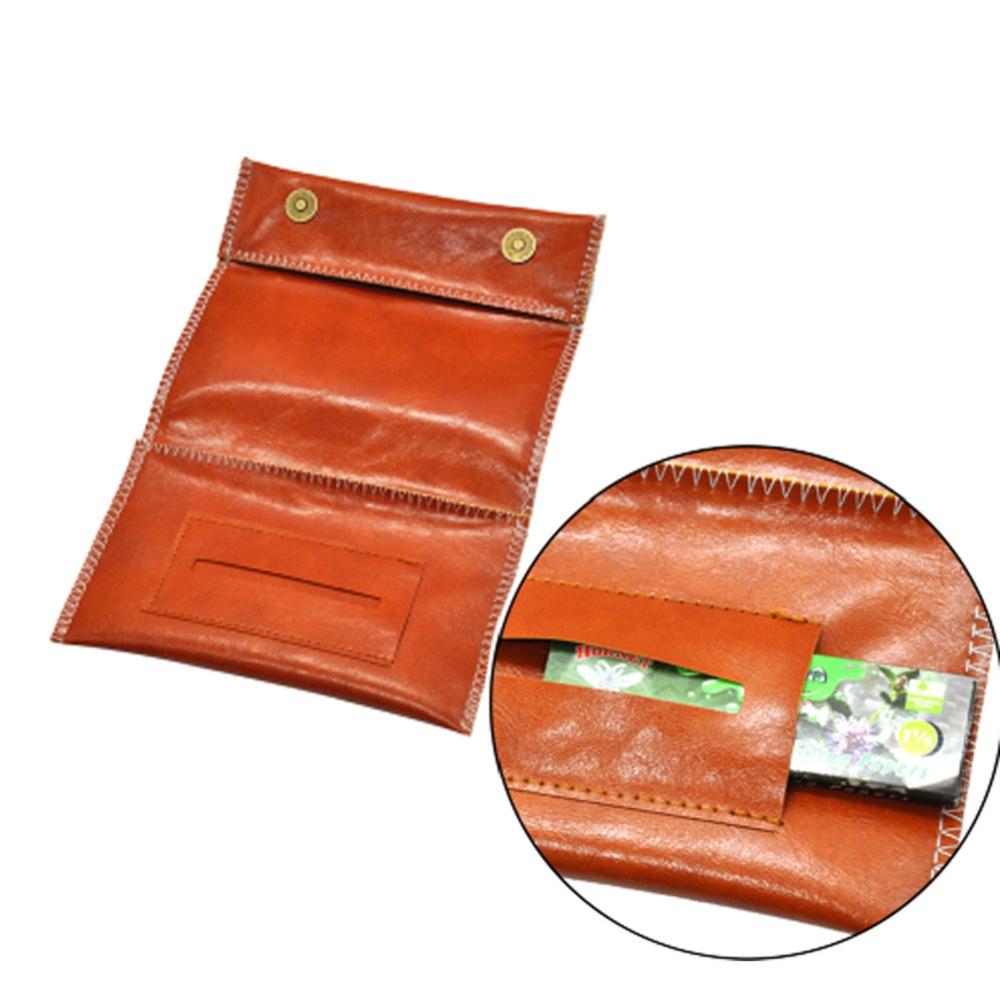 推荐te Rolling Pipe Tobacco Case Wallet Bag Tip Paper Holder - 图0