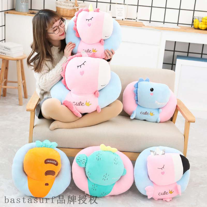 推荐Plush toys cute pillow nap pillow blanket ins Unicorn do - 图0