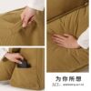 Bedside backrest pillow, soft bag, sofa, waist support pillow, reading on bed, playing with mobile phone, waist support, large backrest cushion, bay window